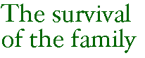 [Breaker quote: The survival of the family]