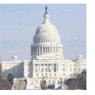 Capitol Bldg, Washington Watch logo for More Woes for Bush